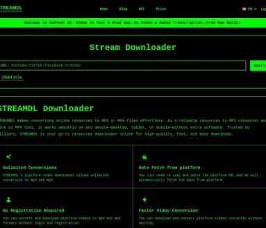 Streamdl – YouTube视频下载器