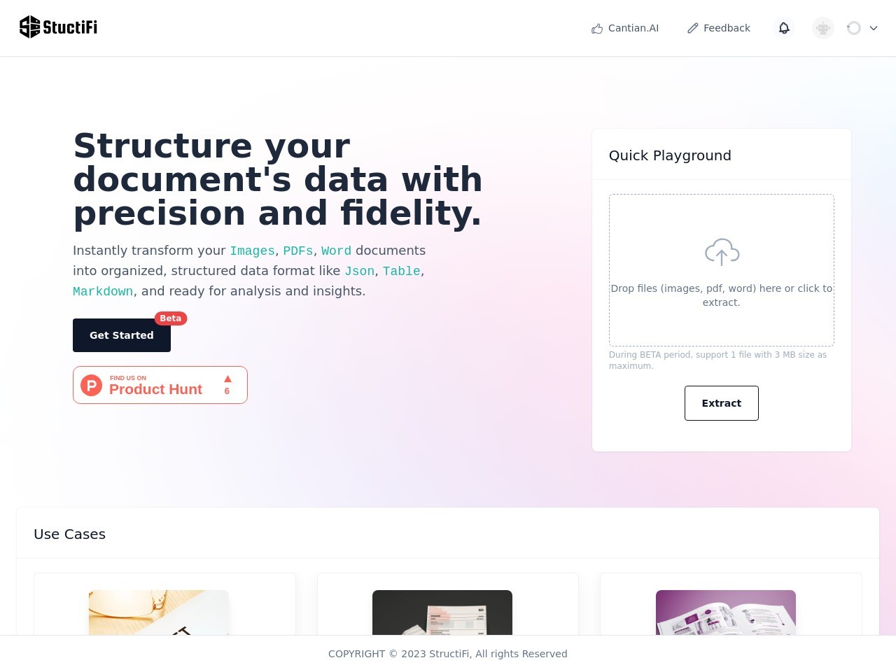 StructiFi官网 – 精准高效的数据结构化工具