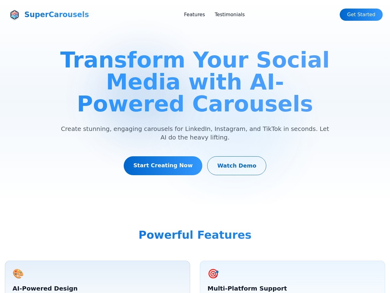 Super Carousels官网 – 快速创建令人印象深刻的旋转木马