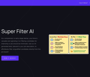 Super Filter AI官网 – 智能筛选候选人的平台