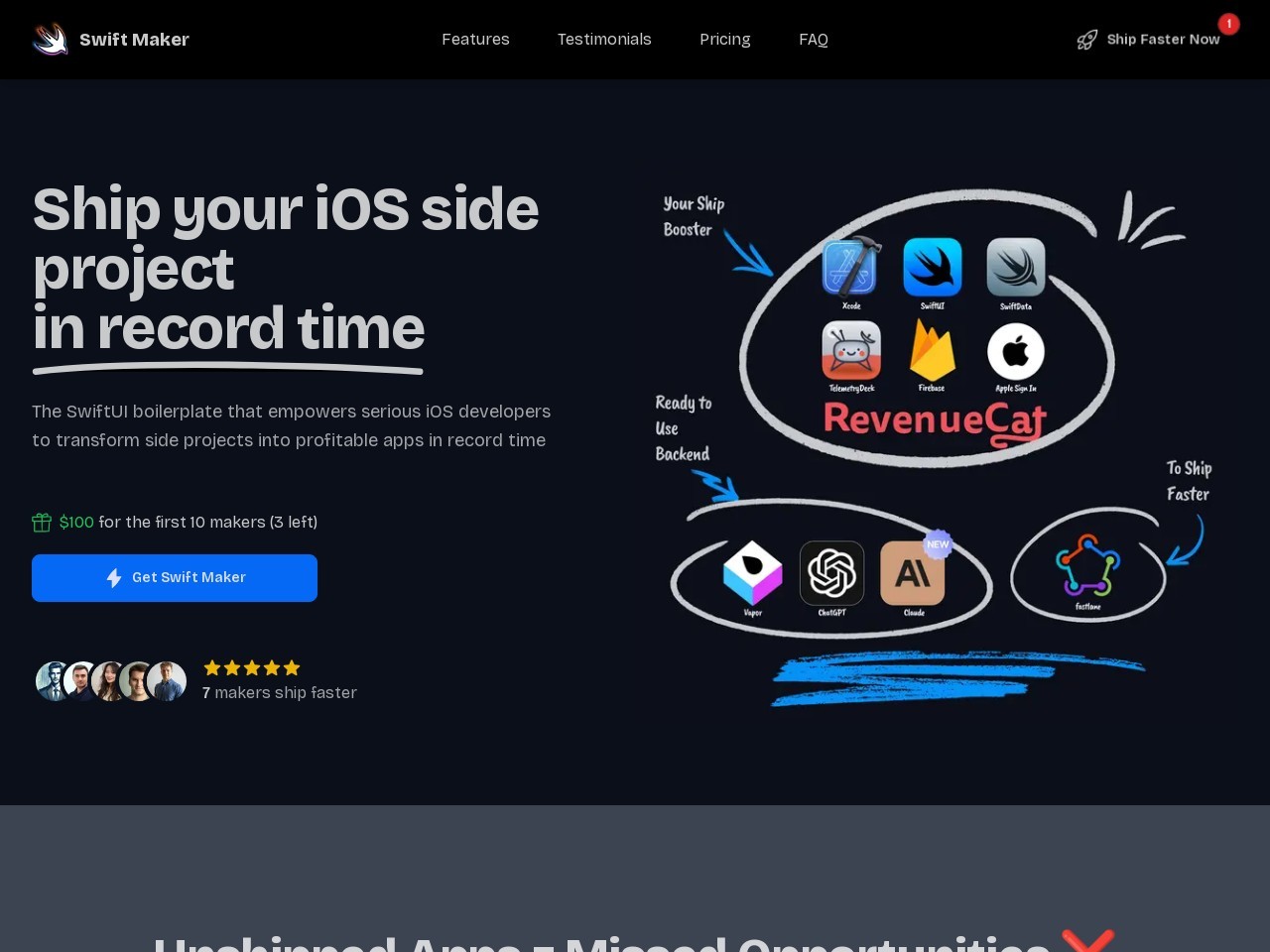 Swift Maker官网 – 终极SwiftUI模板加速器