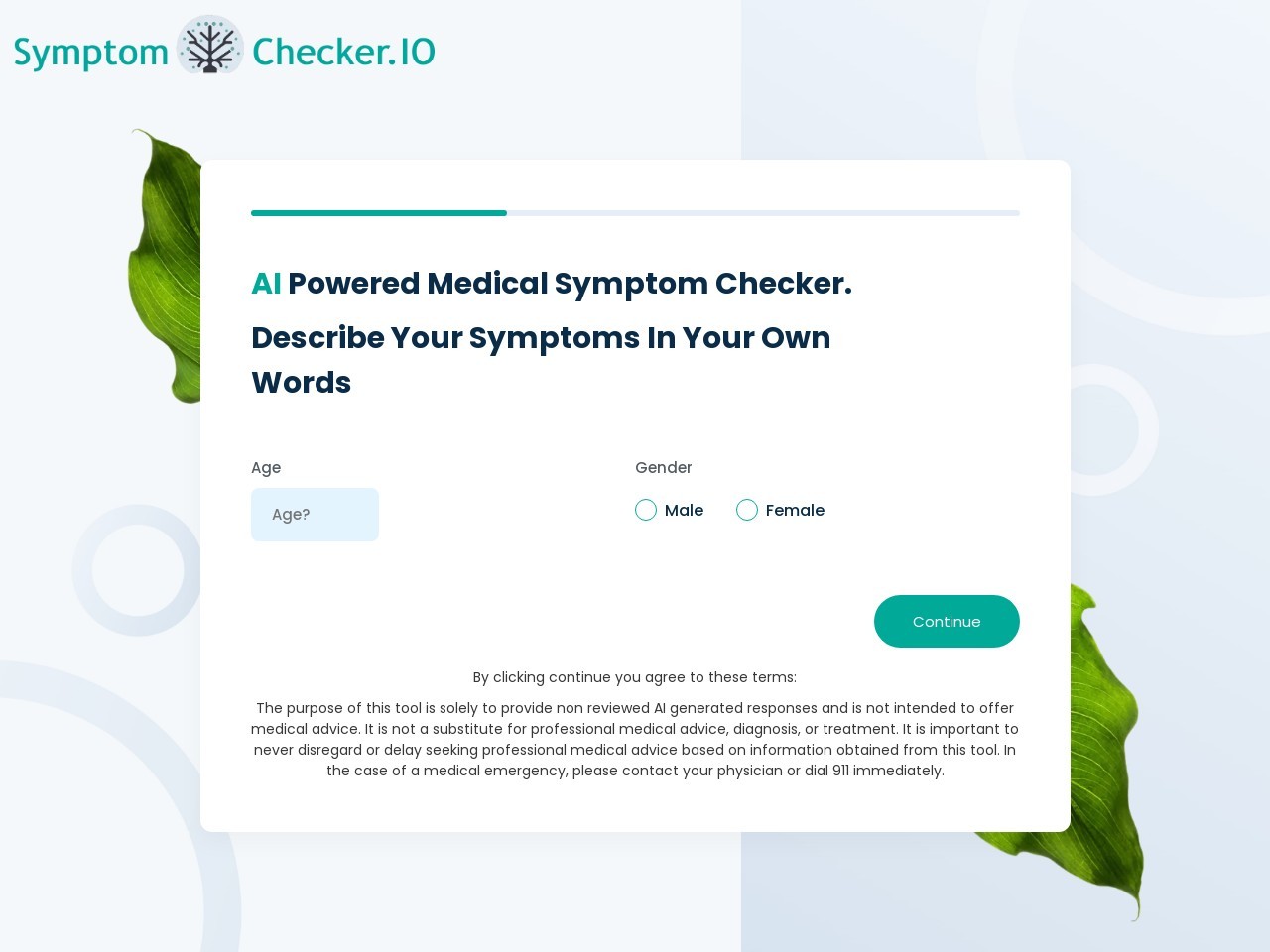 SymptomChecker.io官网 – AI驱动的症状检查工具