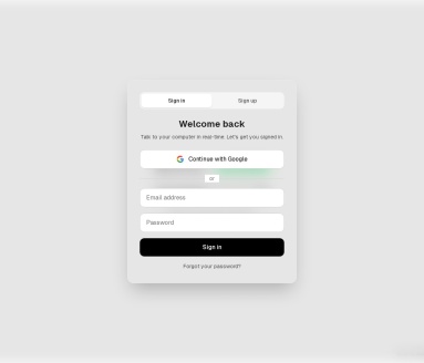 Talk To Your Computer