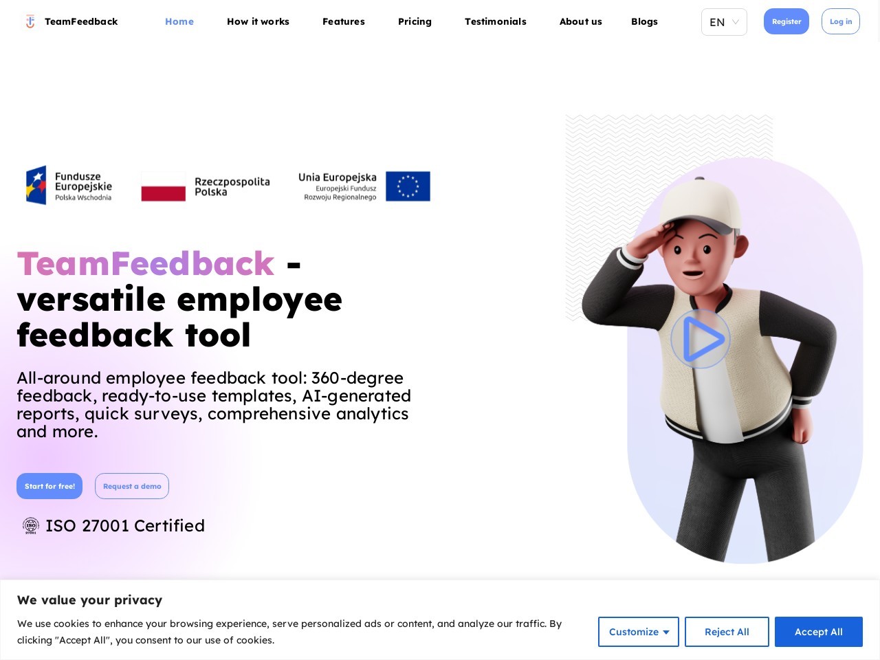 TeamFeedback官网 – 倾听团队反馈，提升生产力