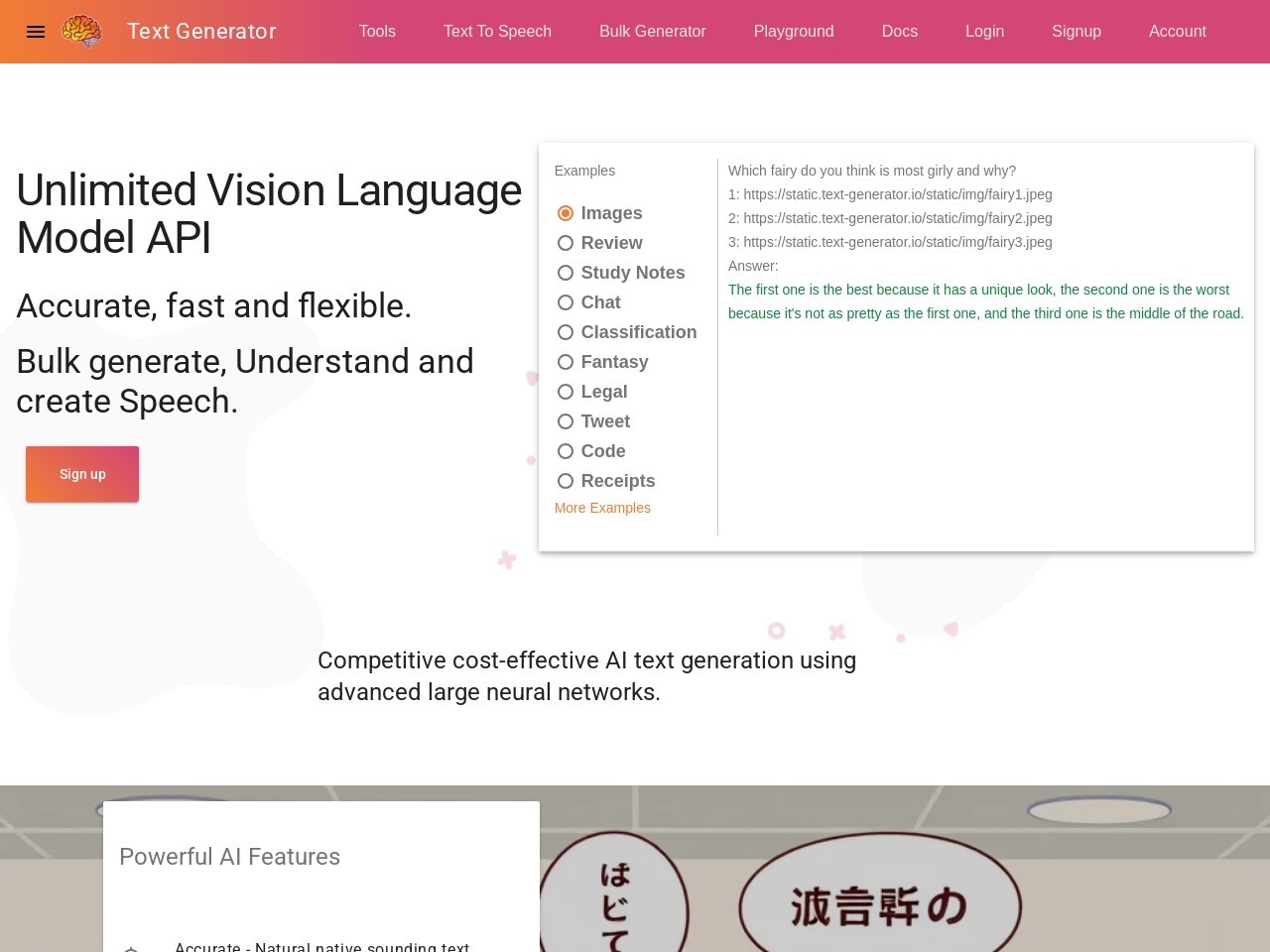Text-Generator.io官网 – 快速、实惠的AI文本生成工具