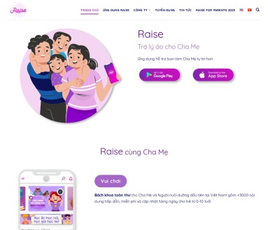 Raise官网 – 支持家长育儿的虚拟助手