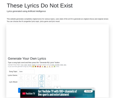 AI Lyrics Generator