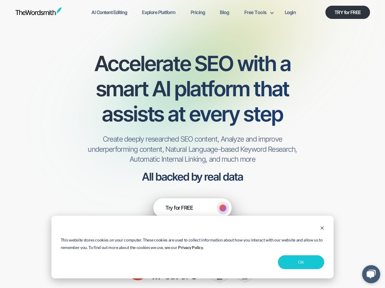 TheWordsmith.ai官网 – 专注于高质量品牌内容的AI助手
