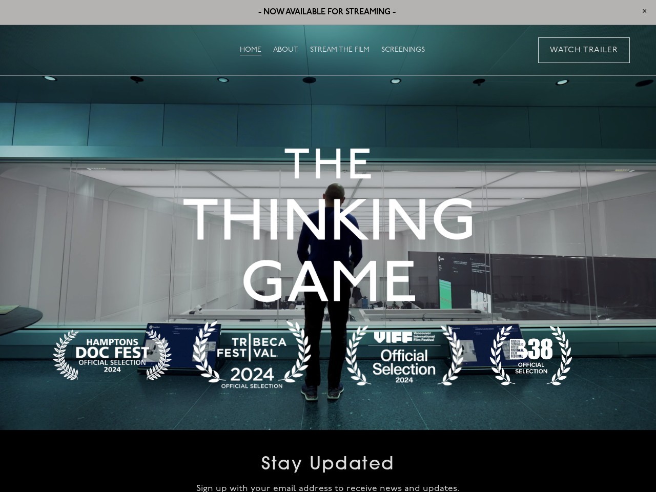 思考游戏（The Thinking Game）官网 – DeepMind的AGI探索纪录片