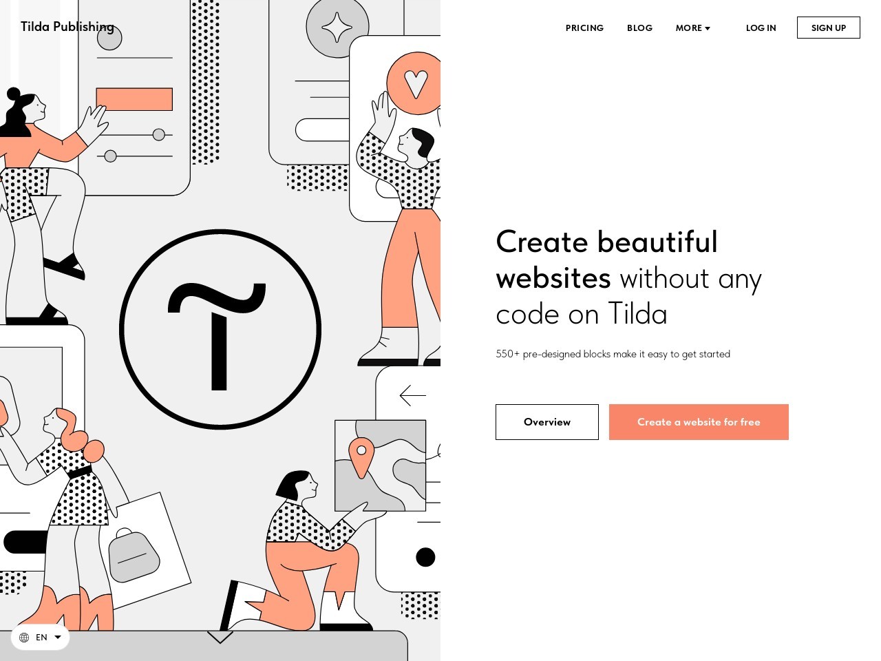 Tilda官网 – 无需编码即可创建美观网站的强大工具