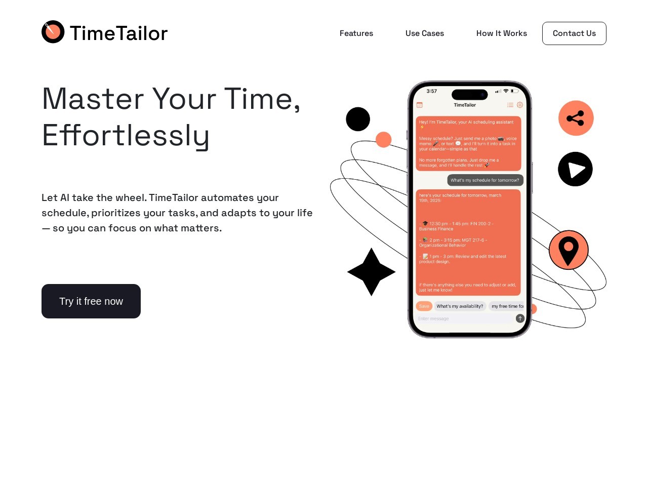 TimeTailor官网 – 智能时间管理助手
