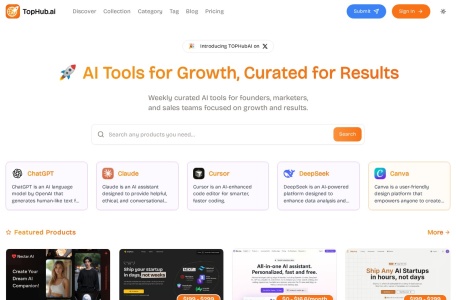TopHub AI工具导航