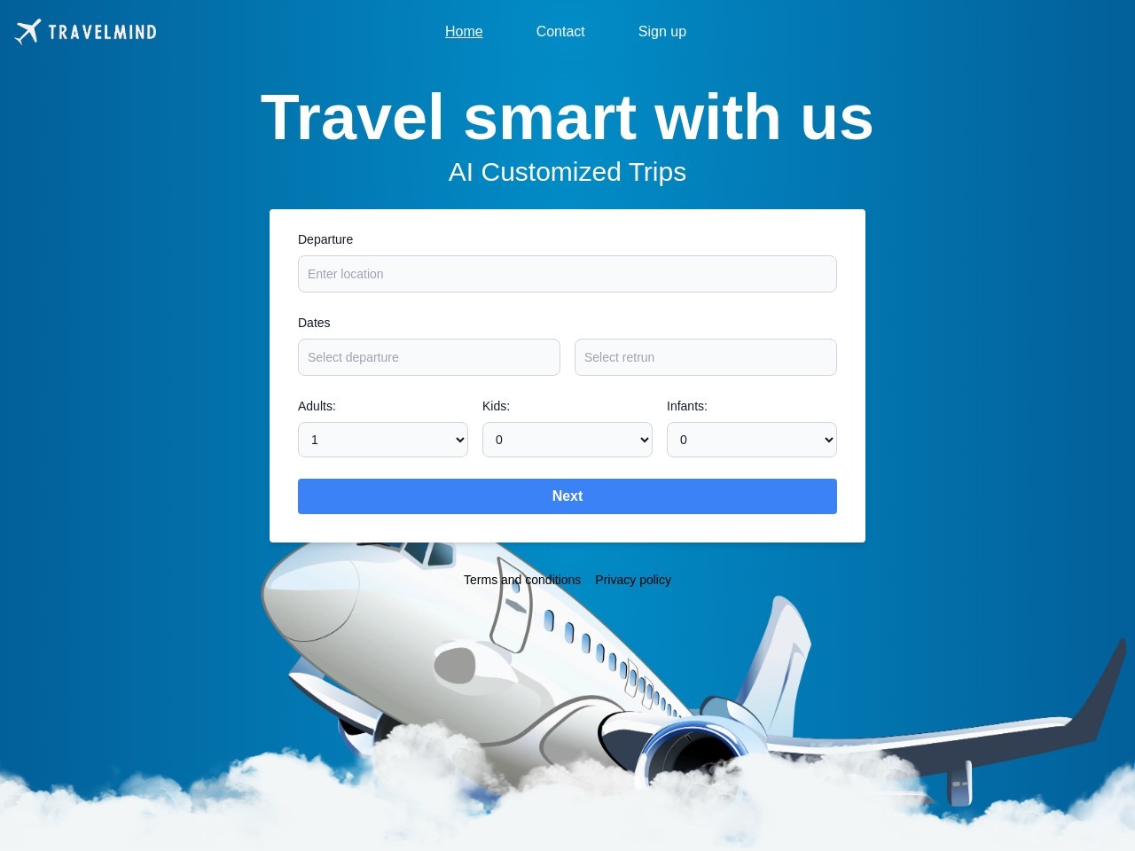 TravelMind官网 – 智能旅行规划网站