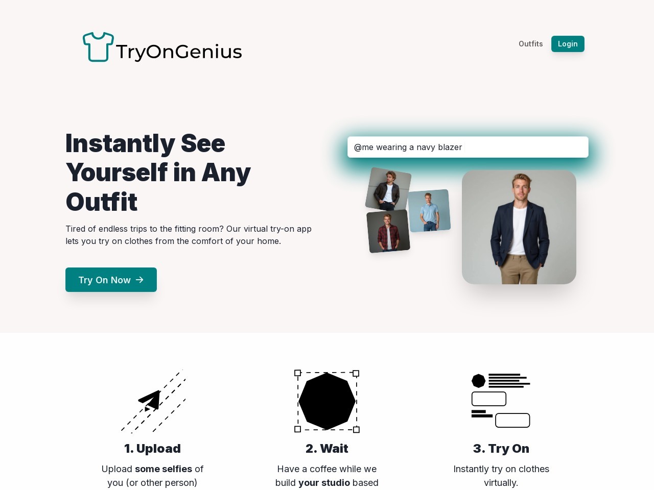 TryOnGenius官网 – AI虚拟试衣服务