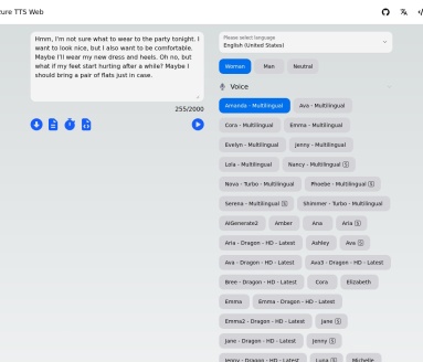 Azure Text To Speech(TTS)
