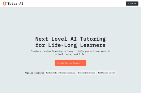 Tutor AI：AI智能作业助手，即时解答学习难题