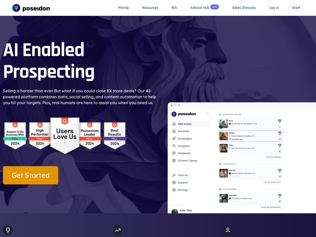 useposeidon.com官网 – AI社交销售工具