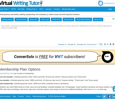 Virtual Writing Tutor