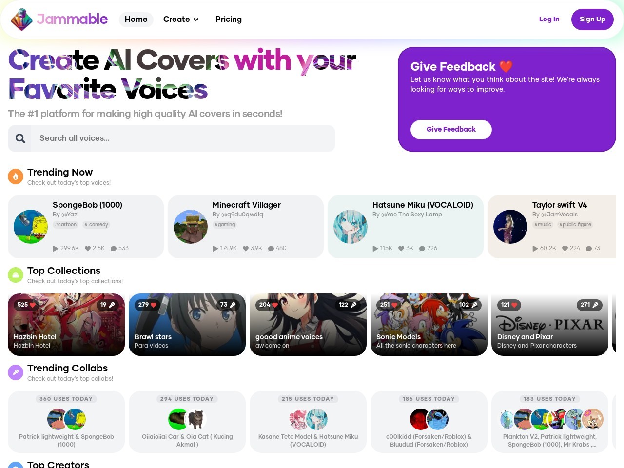 Voicify.ai-智能克隆/翻唱神器：秒创个性化AI音乐歌曲，生成独特AI翻唱音乐作品！