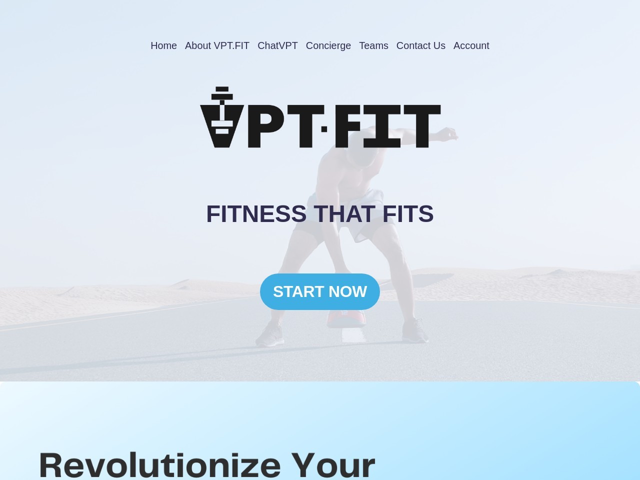 VPT.FIT-由人工智能驱动的定制锻炼