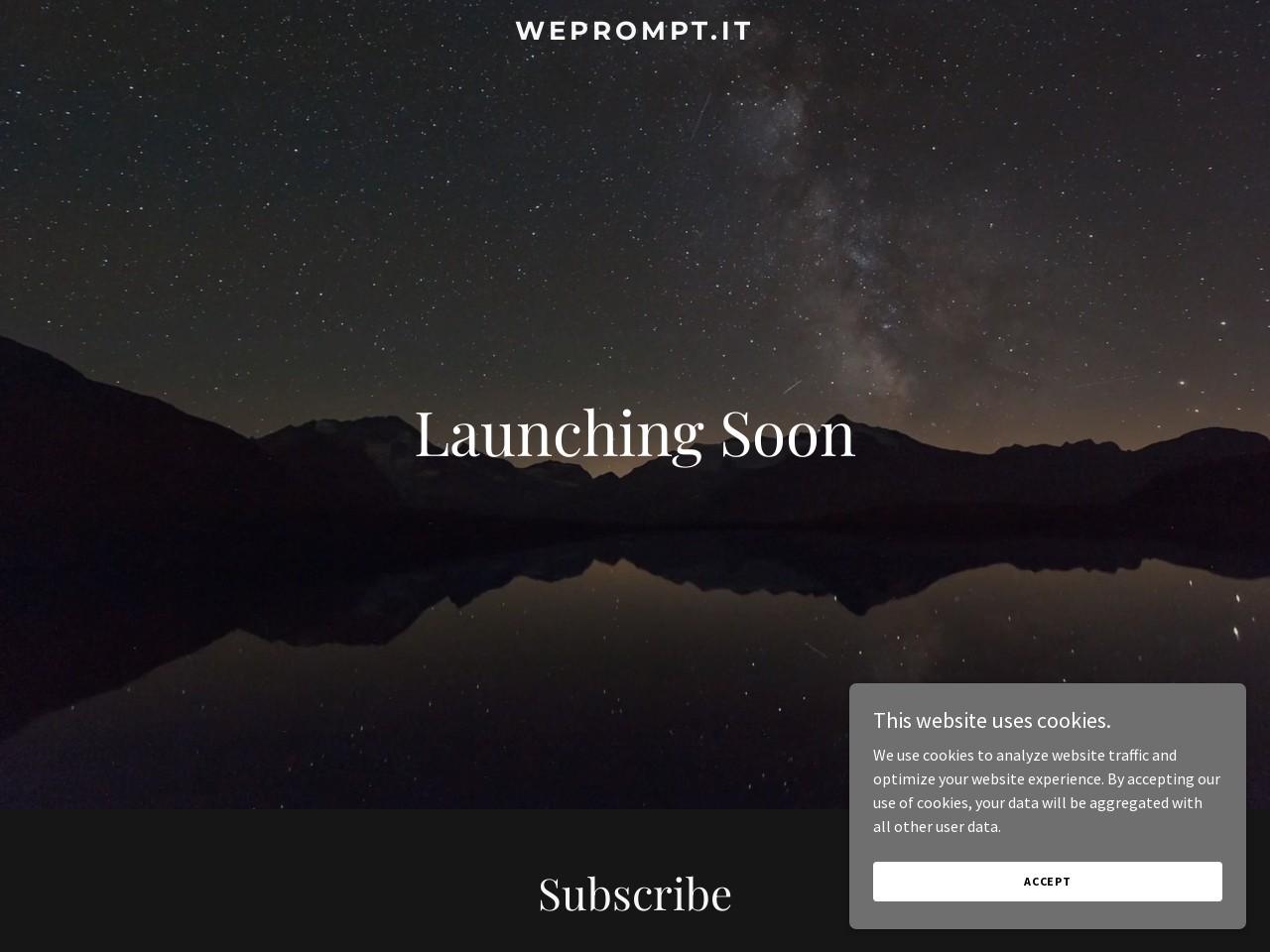 We Prompt官网 – 社区驱动的AI提示平台