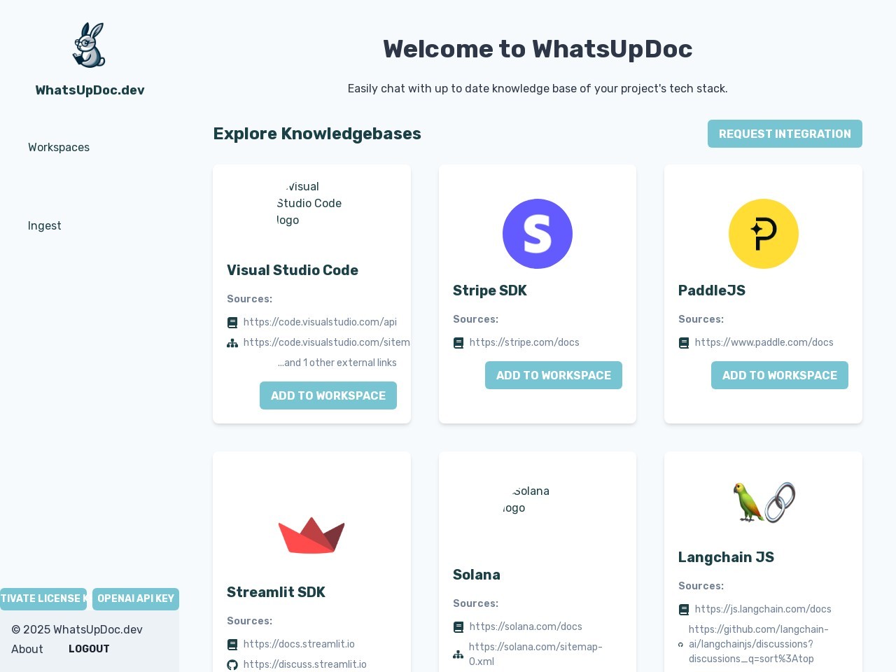 WhatsUpDoc官网 – 与技术栈文档实时对话