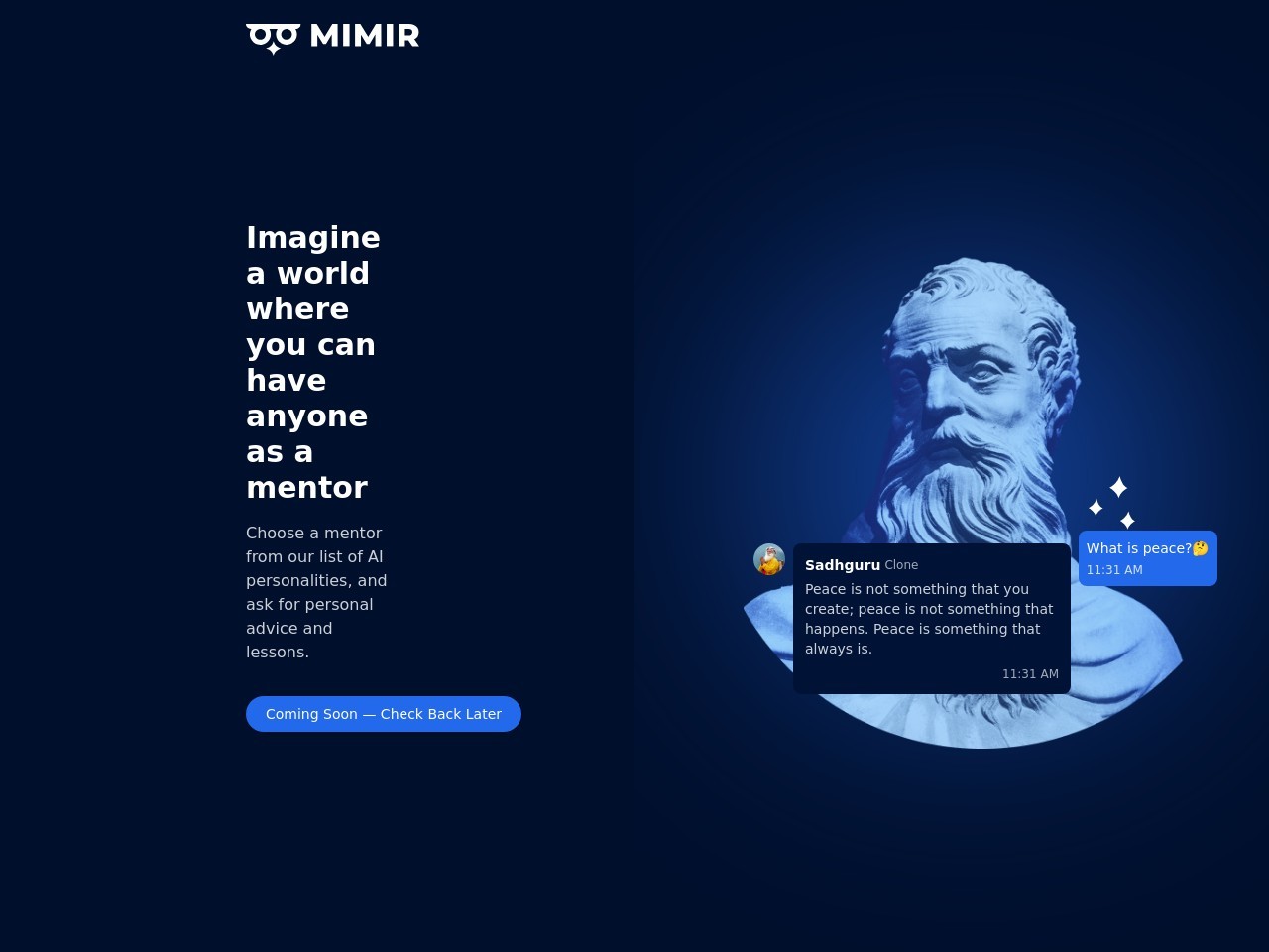 Mimir官网 – AI个性化导师平台