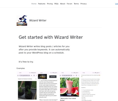 Wizard Writer