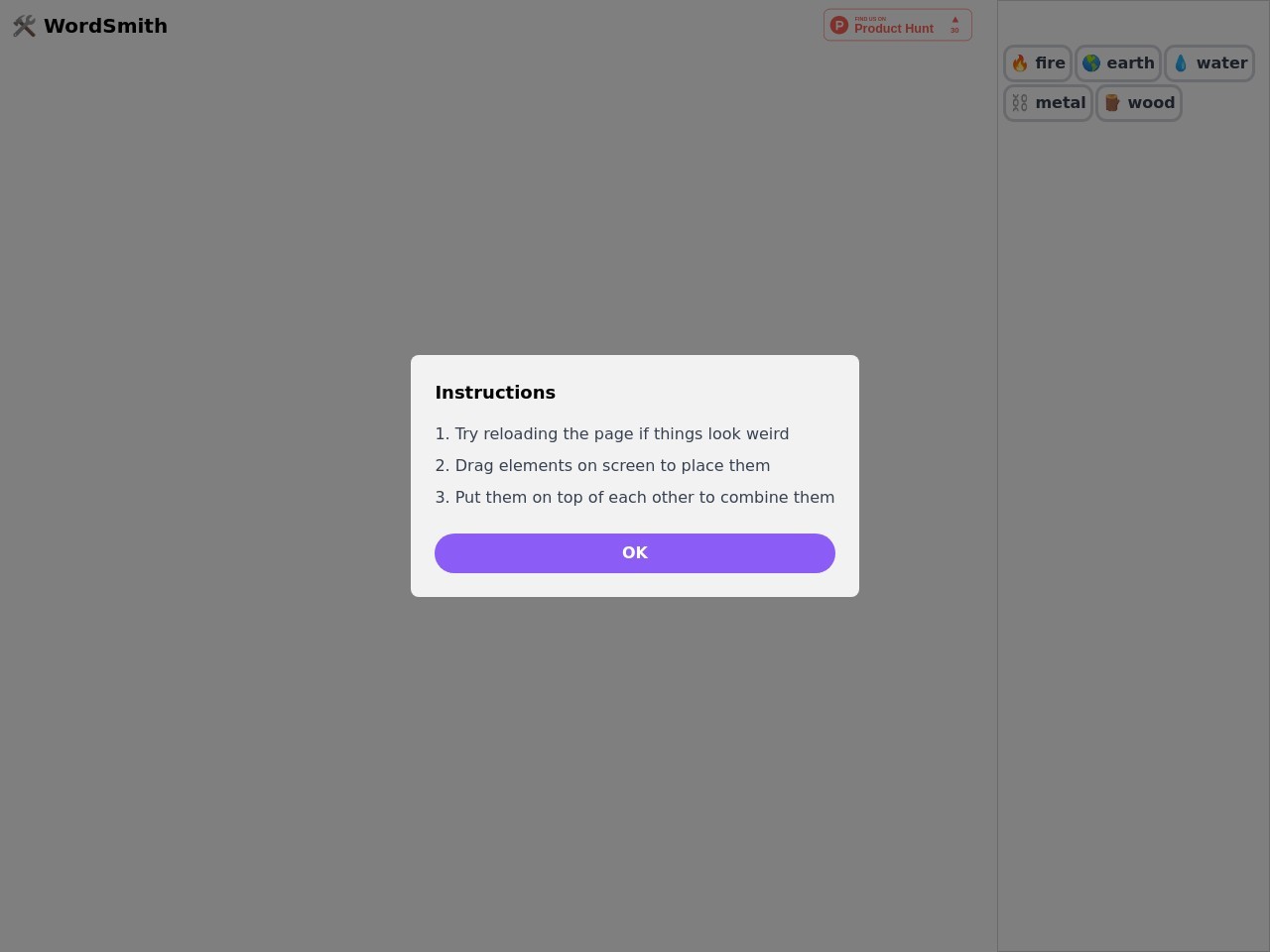 Wordsmith官网 – 一个创造新词汇的迷你游戏