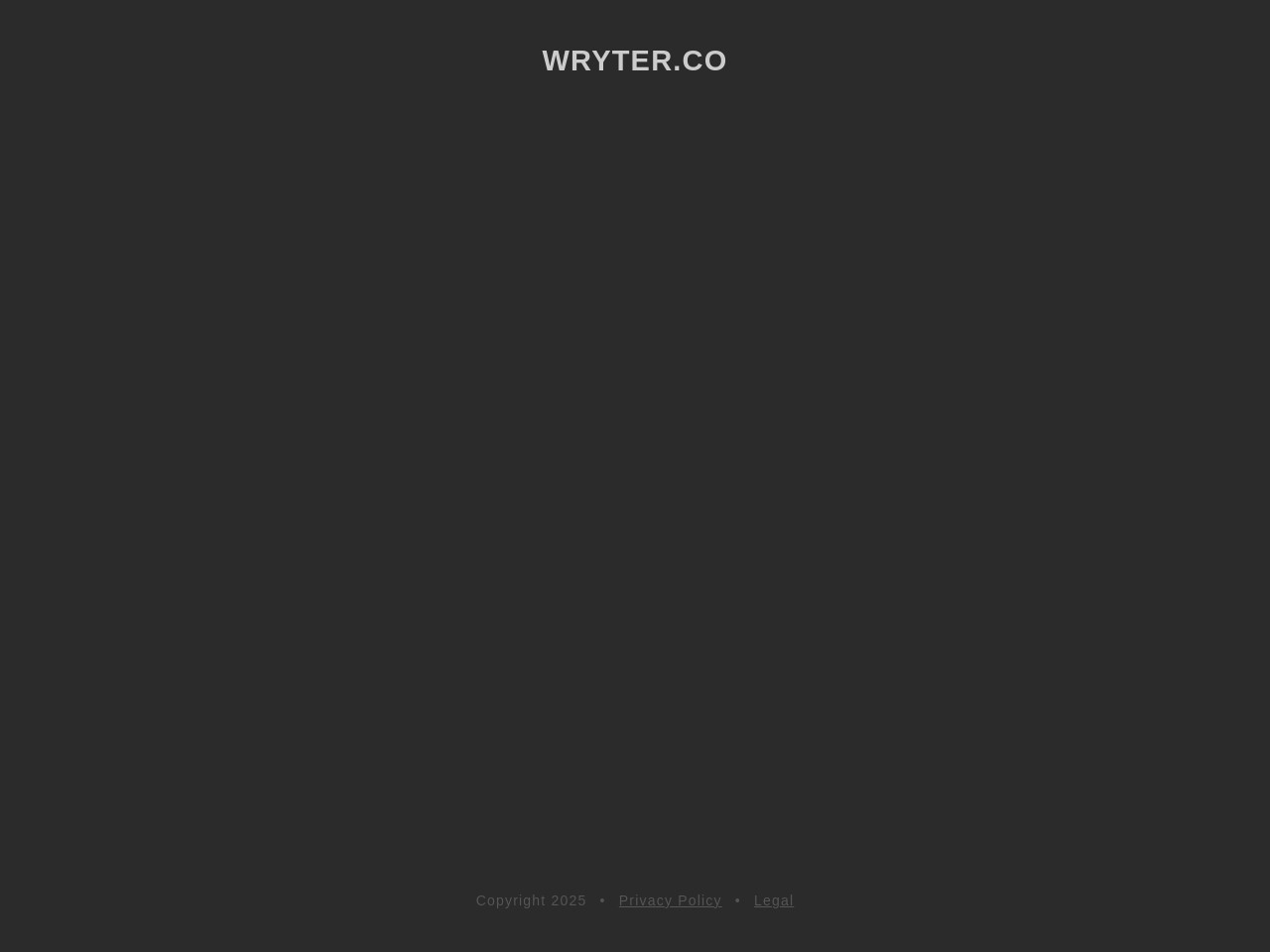 Wryter AI官网 – 全能内容创作平台