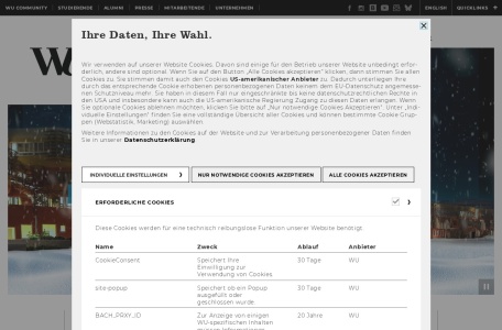 维也纳经济大学官网