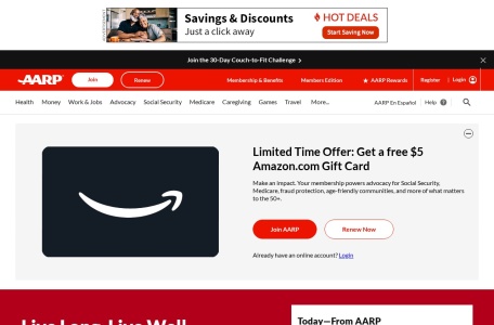 美国退休人员协会官网