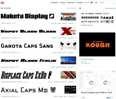 Abstract Fonts
