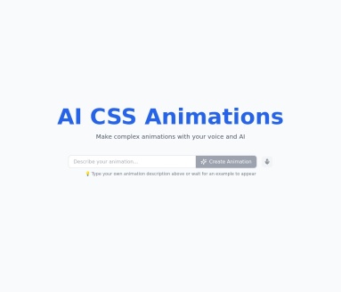 AI CSS Animations