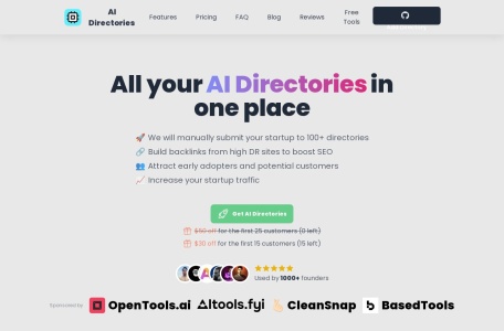 AI Directories官网 – 汇聚所有AI目录的平台