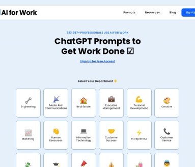 Ai for Work官网 – 提升工作效率的智能助手