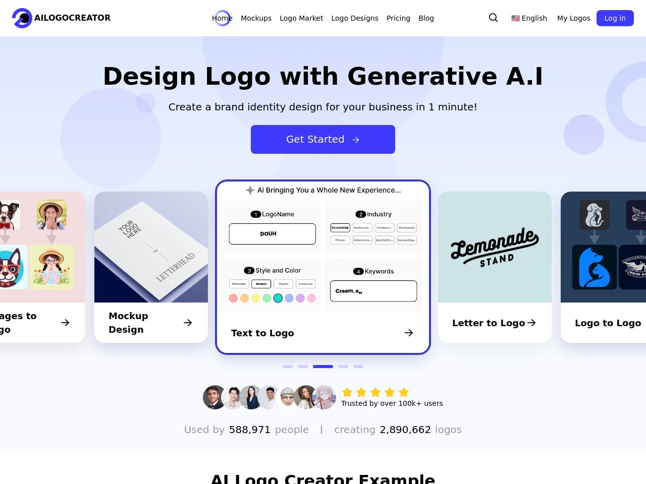 AI Logo Creator官网 – 快速便捷的Logo设计平台
