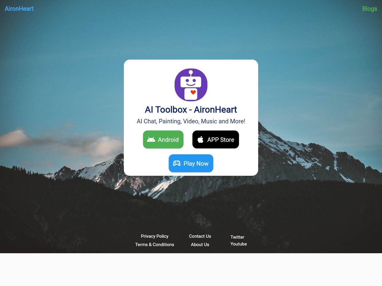 AI Toolbox – AironHeart-一站式AI平台，尽享智能体验