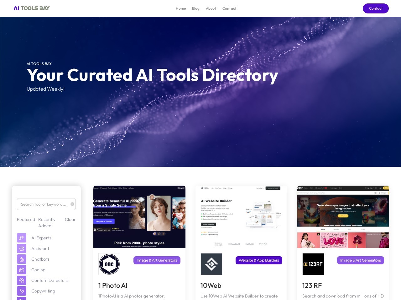 AI Tools Bay官网 – 集成了最佳AI工具的目录