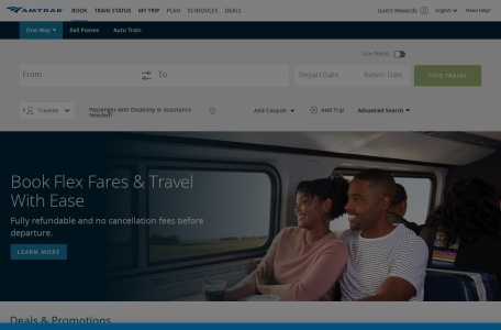 Amtrak官网