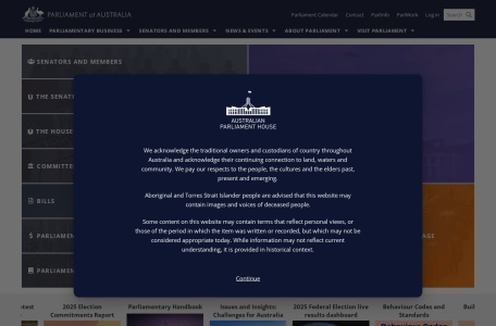 澳大利亚联邦议会官网