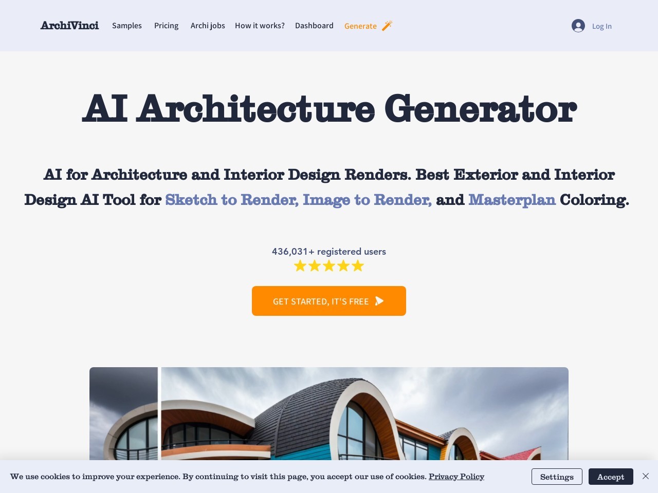 ArchiVinci官网 – AI驱动的设计工具套件