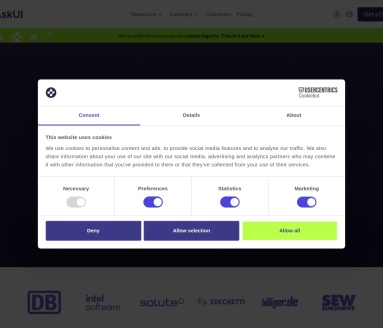 AskUI Vision Agent官网 – 跨平台电脑任务自动化框架