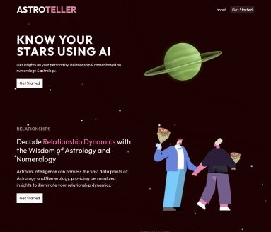 AstroTeller官网 – 基于占星术和数字学的个性化星座生成