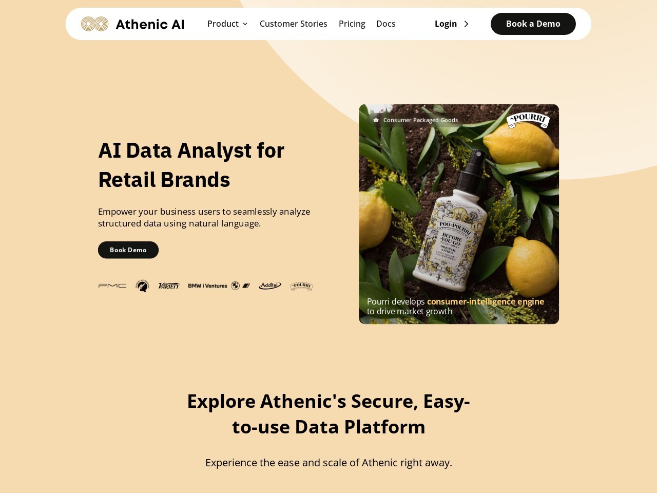 Athenic AI官网 – 基于AI的数据分析平台