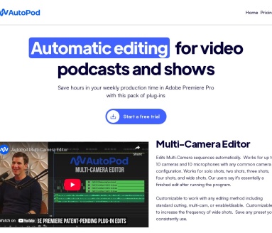 AutoPod官网 – 自动化播客编辑工具