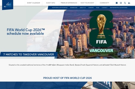 加拿大不列颠哥伦比亚体育馆官网