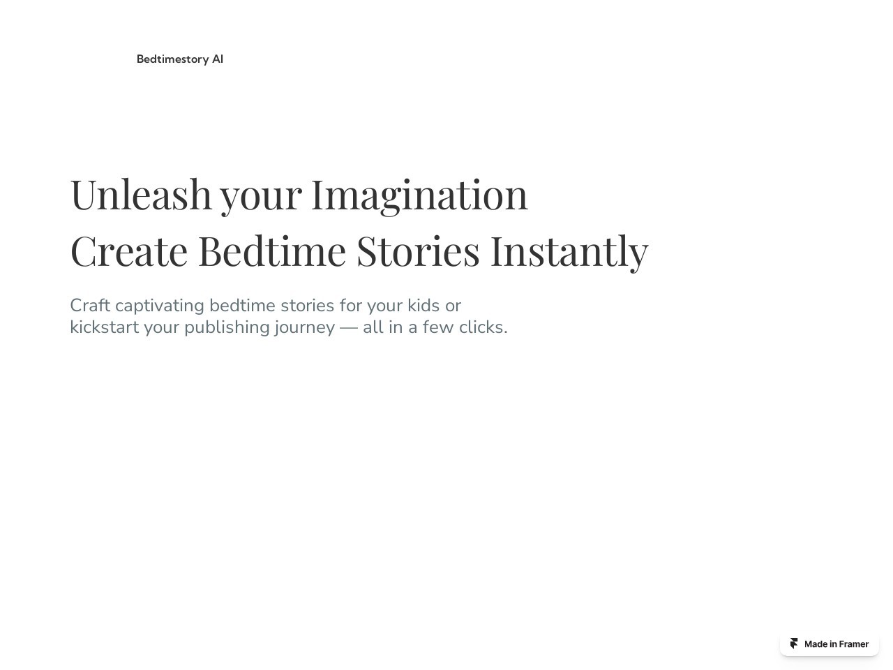 BedtimeStory AI