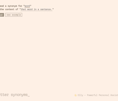 Better Synonyms官网 – 精准语境下的同义词查找工具