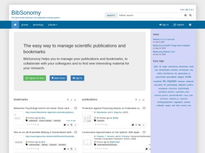 BibSonomy-网站书签提交